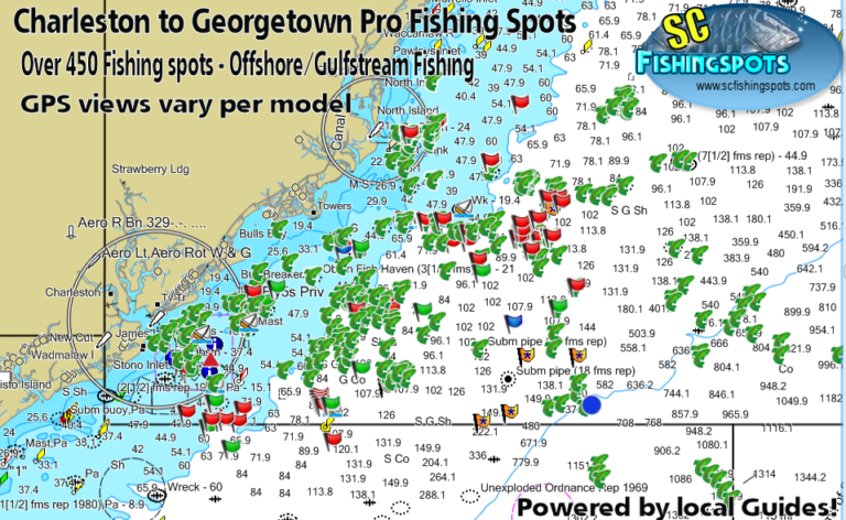 South Carlolina Fishing Spots | Inshore and Offshore Fishing Locations