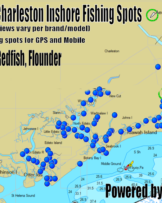 Edisto to Charleston South Carolina Inshore Fishing Spots